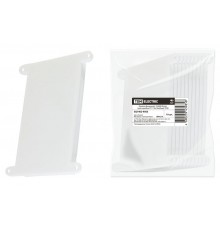 Крышка финишная 124х80 белая (для коробки с/п 118х76х60мм)  SQ1402-9505  TDM