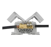 Силовая клемма Viking 3 - два вывода под кабель - шаг 55 мм  039011  Legrand