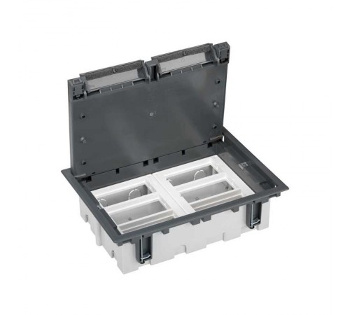 Simon CIMA 500 Люк на 6 модулей 500CIMA (12 мод. 45х45 мм), глубина 90-120мм, посадка 210х300мм, max 1000кг, серый  52050106-035  Simon