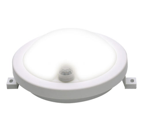 Светильник светодиодный пылевлагозащищенный для ЖКХ ДПБ PBH - PC3-RSI 12W 4000K WHITE IP65 Sensor (инфракрасн.)  5009424  Jazzway