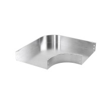 Угол горизонтальный 90 градусов 80х100, 0,8 мм, INOX304 в комплекте с крепежными элементами и соединительными пластинами,необходимыми для монтажа  IS