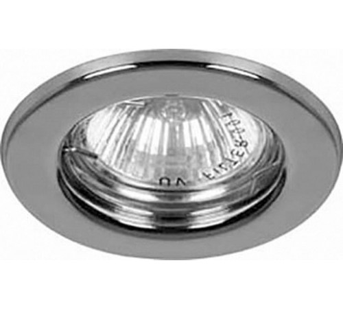 Светильник точечный встраиваемый под лампу DL10/DL3201 MR16 50W G5.3 хром  15113  FERON