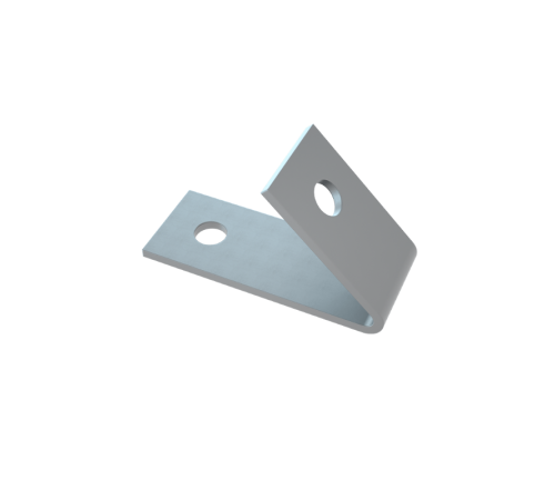 Уголок c острым углом 135 гр. с двумя отверстиями HD  USG135-2 HD  КМ - профиль