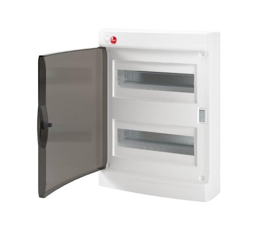 Щиток настенный с дверцей 24модуля IP41, белый с усиленным клеммным блоком 2х87308  84724  DKC