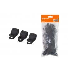 Скоба нейлоновая крепежная СКН-6 черная (100 шт)  SQ0514-0212  TDM