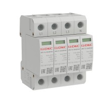 Устройство защиты от импульcных перенапряжений (УЗИП) YON max тип 2 4п Imax 40kA со сменным модулем Un 440V  SPD-T2-3N40P440  DKC