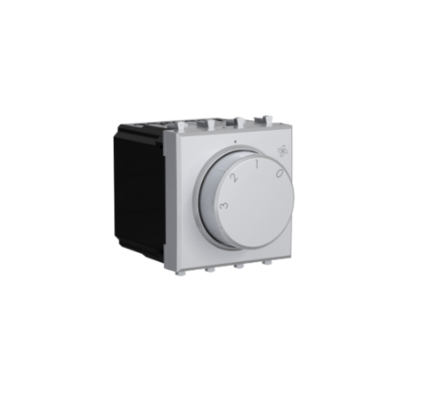 Механизм управления вентиляторами модульный, "Avanti", "Закаленная сталь", 2модуля  4404172  DKC