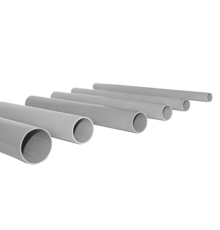 Труба жесткая гладкая ПВХ 16мм 3м (156м/уп) серый PROxima  trg-16-3n  EKF