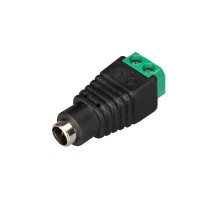 Коннектор Terminal-MONO-2pin-F (Jack 5.5) (arlight, Пластик)  018058(1)  Arlight