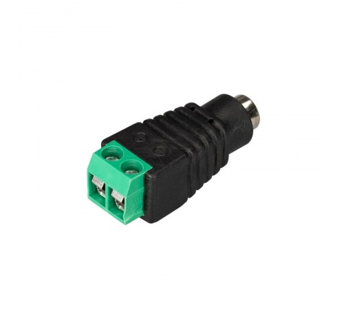 Коннектор Terminal-MONO-2pin-F (Jack 5.5) (arlight, Пластик)  018058(1)  Arlight