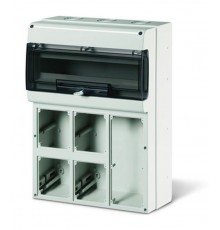 Корпус на 24 модуля, 4 поста с основанием 136х125 мм и 1 пост с основанием 100х110 мм  DIS6725522  DKC