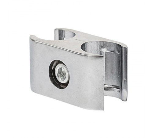 Соединитель труба-панель параллельно хром (1 шт) - пакет   127458  Tech-KREP