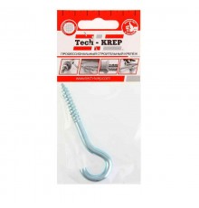 Шуруп-полукольцо 6,0х80 (1шт) - пакет  103890  Tech-KREP