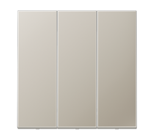 Тройная клавиша для балансирных механизмов выключателей (кнопок); металл; нержавеющая сталь; Edelstahl  ES993  Jung