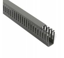 Кабель-канал перфорированный самоклеящийся 25х60 серый (паз 5мм, зуб 7мм)  28-5014  REXANT