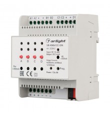 Контроллер тока SR-KN041CC-DIN (12-48V, 4x350/700mA)  023042  Arlight