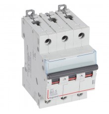 Выключатель автоматический трехполюсный DX3 10000 0,5А B 16кА  408983  Legrand