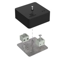 Коробка огнестойкая для кабель-канала 40-0450-FR6.0-4 Е15-Е120 RAL9005 75х75х30 (87 шт/кор) черная  40-0450-9005-FR6.0-4  Промрукав