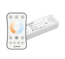 INTELLIGENT ARLIGHT Диммер SMART-SET-PWM-102-72-MIX-SUF White (12-24V, 2x5A, ПДУ RING 10кн, 2.4G) (IARL, IP20 Пластик, 5 лет)  036184  Arlight