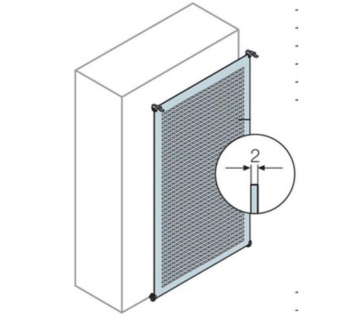 Плата монтажная с перфорацией для шкафа GEMINI (Размер1)  1SL0275A00  ABB