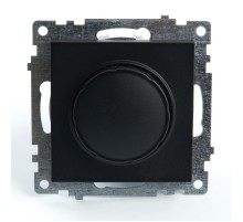 Выключатель диммирующий TRIAC (механизм) 250В, 500W, серия Катрин, GLS10-7106-05, черный  39615  STEKKER