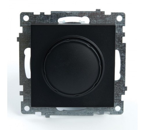 Выключатель диммирующий TRIAC (механизм) 250В, 500W, серия Катрин, GLS10-7106-05, черный  39615  STEKKER