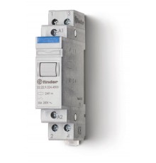 Модульный контактор; 2NO 20А; контакты AgSnO2; катушка 60В DС; ширина 17.5мм; степень защиты IP20 упаковка 1шт  222290604000PAS  Finder