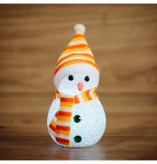 Фигура светодиодная Снеговик 17см, RGB  513-018  NEON-NIGHT