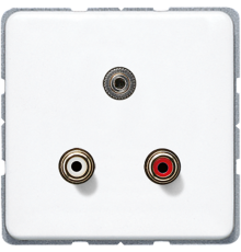 Мультимедиа-розетка  MACD1011WW  Jung