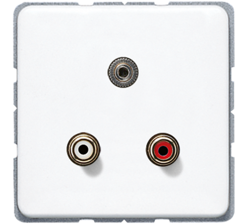 Мультимедиа-розетка  MACD1011WW  Jung