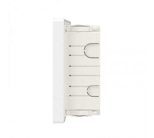 Щиток 12 мод встраиваемый FRAME, белый, с тонированной дверцей, с 2  шинами PEN на 6 и 8 отв.  F12B1WD  DKC