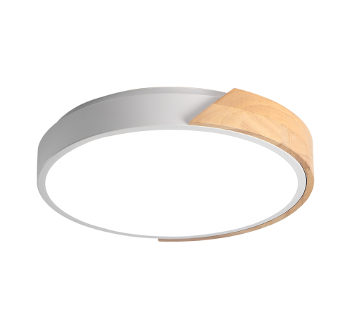 Светильник светодиодный бытовой PPB Sсandic-R 72w 3000-6500K WH/W с деревянной планкой IP20 D380*50  .5036970  JAZZWAY