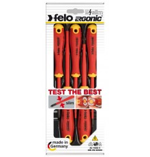 Набор отверток диэлектрических SL/PH E-Slim Ergonic, 5 шт  41385198  Felo