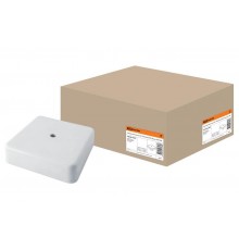 Коробка распределительная КР 100х100х29 о/п белая IP40  SQ1401-0207  TDM