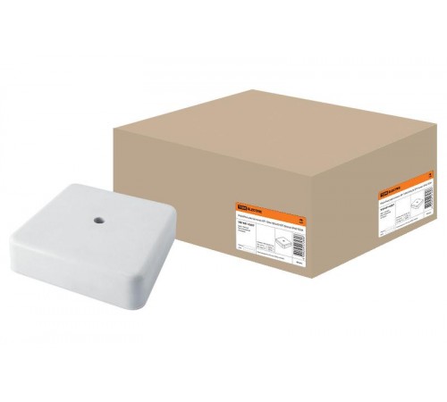 Коробка распределительная КР 100х100х29 о/п белая IP40  SQ1401-0207  TDM