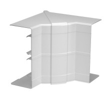 Внутренний угол кабельного канала Rapid 45-2 регулируемый 53x130 мм (ПВХ,серый) (GK-IH53130LGR)  6113252  OBO Bettermann