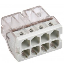 Строительно-монтажная клемма СМК 772-208 (4шт/упак) IEK  UKZ30-208-004  IEK 