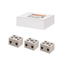 Керамический блок зажимов 5 Ампер 2 пары контактов с крепежным отверстием  SQ0531-0505  TDM