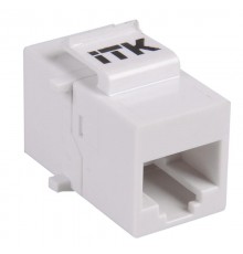Проходной адаптер кат.5E UTP, RJ45-RJ45, тип Keystone Jack  CS7-1C5EU  ITK