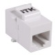 Проходной адаптер кат.5E UTP, RJ45-RJ45, тип Keystone Jack  CS7-1C5EU  ITK