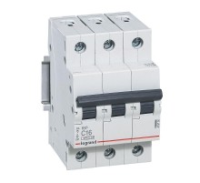 Выключатель автоматический трехполюсный RX3 4500 16А C 4,5кА  419708  Legrand