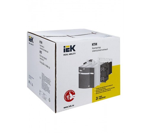 Контактор КТИ-5225  225А  400В/АС3   KKT50-225-400-10  IEK