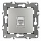 Розетка информационная 12-3107-03 RJ45,  алюминий  Б0014725  ЭРА