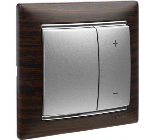 Valena Темное дерево/Серебро Рамка 1-ая  770371  Legrand