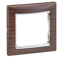 Valena Темное дерево/Серебро Рамка 1-ая  770371  Legrand