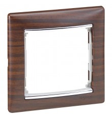 Valena Темное дерево/Серебро Рамка 1-ая  770371  Legrand