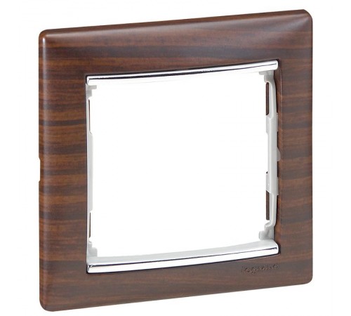 Valena Темное дерево/Серебро Рамка 1-ая  770371  Legrand