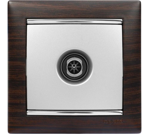 Valena Алюминий Розетка TV единственная 1,5 дБ  770129  Legrand