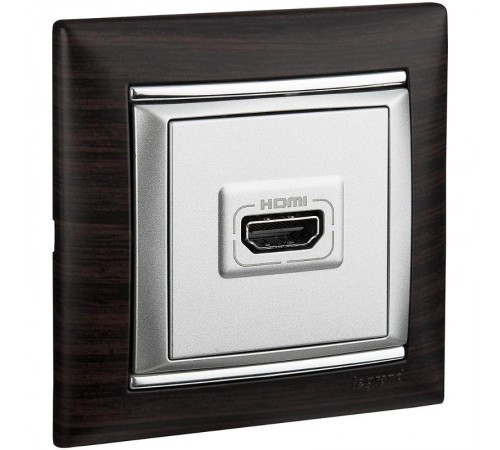 Valena Темное дерево/Серебро Рамка 1-ая  770371  Legrand