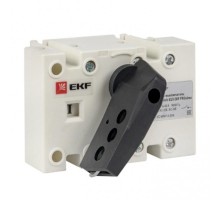 Рубильник-выключатель 63A 3P c рукояткой управления для прямой установки PowerSwitch  psds-63-3  EKF